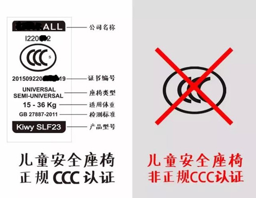 兒童安全座椅3C認證